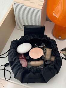 1个便携式多功能旅行化妆包，黑色化妆品收纳包 - 彩色 - 查看 10