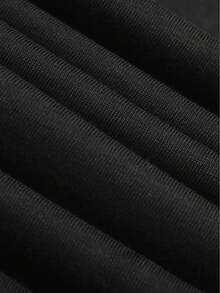 Camiseta Y2K STAR Figures Pure para hombres, simple, de color sólido, suelta, con cuello redondo, camiseta de verano para hombres y mujeres, regalo de festival - Negro - Ver 8