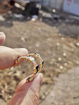 2pcs Geometric Decorated Elegant & Sophisticated Fashion Earrings For Women