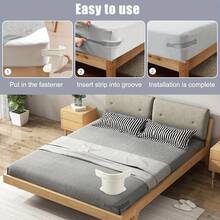 Sheet Fixing Clips, Strong Sheet Locks, Stable Non-Slip Sheet Corner Straps, Suitable For All Sizes Of Mattresses (4-Pack, White) - trắng - Xem 2