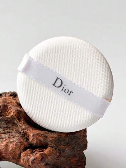 Dior 圆形化妆海绵，白色圆形粉底海绵，柔软晕染海绵，适用于涂抹粉底液和粉饼