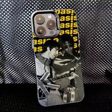Hot O-Oasis Band Phone Case For  16,15,14,13,12,11,8,7,Pro,Max,Plus,Mini,XS,SE Anti Fall Black Matte Hard.Holiday Phone Accessories. - z4 - 查看 9
