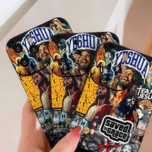 Funda para teléfono con collage gráfico inspirado en la fe que presenta vibrantes ilustraciones con temas espirituales. Compatible con  17,  16 Pro Max,  15 Pro Max,  13 y  12. Fabricada en TPU resistente, ofrece una protección fiable contra golpes y caídas. Un regalo perfecto para creyentes, amigos, familiares y ocasiones especiales como cumpleaños y Navidad. - Negro - Ver 5