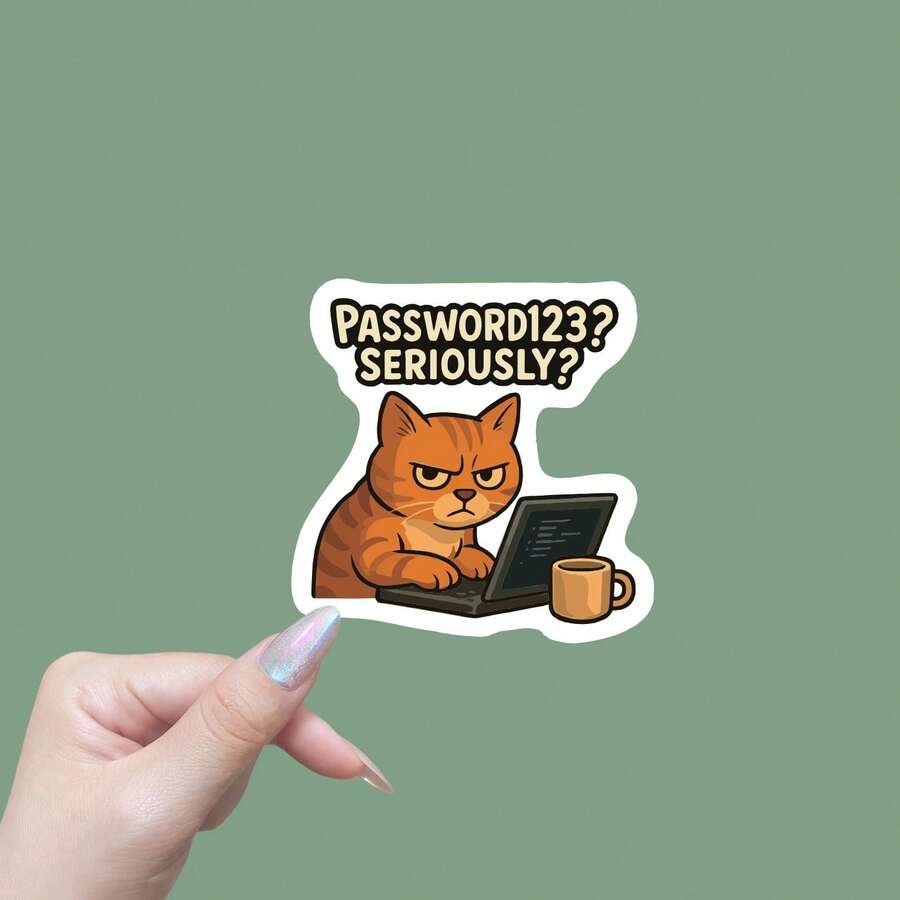 ¡No hagas clic en ese enlace! - Pegatina de coche para profesionales de la ciberseguridad - Para portátil, botella de agua, casco - Forma asimétrica, semi mate, reutilizable en madera, plástico, vidrio, metal, superficies cerámicas Pegatinas, suministros de scrapbooking, pegatinas divertidas, suministros de scrapbooking Kindle - Multicolor - Ver 1