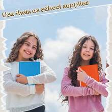 8 Pcs A5 Blank Notebooks Journals Bulk Sheets/200 Pages Unlined Notebooks Kraft Sketchbooks Hardcover Writing Drawing For Gifts Students School Office, 8.3x 5. In (Colorful) - 多彩 + 8 - 查看 7