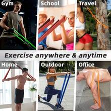 1条阻力带，健身带，引体向上辅助带 - 训练带套装 - 男女通用力量训练腰带，健身训练，家庭锻炼 - 多色 - 查看 5