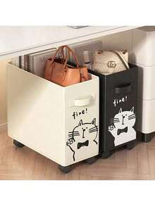 1/2件套带轮桌下储物推车 - 移动办公必备，母亲节和父亲节完美礼物 - 四季皆宜 - 彩色 - 查看 5