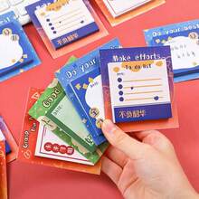 卡通便签本，学生留言笔记本，学习办公便利贴，卡通便签本，学生创意文具礼物，可爱留言便签，适合工作、家庭或学校使用 - 均碼 - 查看 11