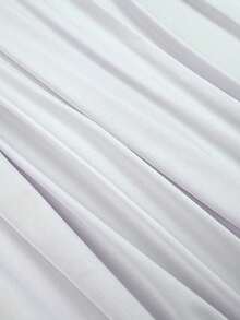 1pc Cool Silk-Like High Elasticity Knitted White Fabric, Suitable For Sun Protection, Yoga, DIY