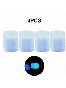 Car Tire Valve Stem Caps With Glow In The Dark Function