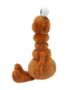 30cm/11.81in Marcus The Worm Plush Toy White-Eyed Thin Worm Stuffed Animals Plushies Decorate Creative Gifts For Kids Birthday Party Home Girls Room Decor Game Collector - Brown - View 5