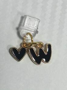 26pcs Heart-Shaped Alphabet Letter Dust Plug Decoration, Dust-Proof Phone Charging Port Cover, Gift For Friends, Christmas Gift