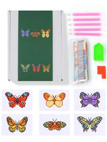 Mandala Diamond Painting Kit, DIY Embroidery Mosaic Diamond Painting Set, Gift Box Mandala Flower Diamond Painting Album, Handmade Mandala Diamond Painting Picture Collection, Beginner Handmade Home Decor Gift, Gift Box Includes Canvas, Diamond Bags, Tools, Suitable For Home Wall And Desktop Decor, Children's Holiday Gifts And Friends' Festival Gifts. - Multicolor - View 14