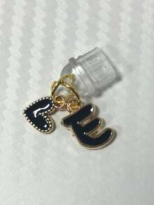 26pcs Heart-Shaped Alphabet Letter Dust Plug Decoration, Dust-Proof Phone Charging Port Cover, Gift For Friends, Christmas Gift