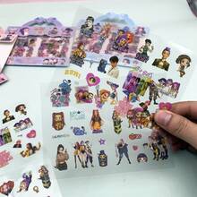 K-POP Witch Girl Group Handbag Stickers, Cartoon High-Popularity Student DIY Scrapbooking Decorative Stickers - Multicolor - View 9