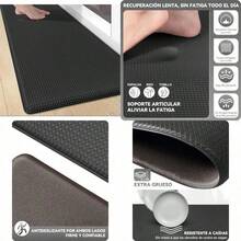 &JYYBN Tapete Antifatiga para Cocina 45x75cm Tapete Confort Acolchado de Cocina Espuma de Memoria Sin Fatiga al Estar de Pie Impermeable Antiderrapante - Multicolor - Ver 1