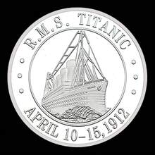 Moneda conmemorativa británica de 1912 Medalla chapada en oro y plata Moneda de desafío Colección Regalo de vacaciones - Multicolor - Ver 4