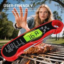 Meat Thermometer Digital, Instant Read Meat ThermometerI For Grill And Cooking, Accurate And Sensitive Probe Waterproof Food Thermometer For Kitchen And Outside Food Thermometer For Cooking,Outdoor Grilling BBQ, Turkey, Candy, Liquids, Beef Kitchen Dining Kitchen Utensils  Gadgets Thermometers  Timers Kitchen Supplies Waterproof And Longlasted Use A Must-Have Outdoor BBQ Gadget Handy Storage - 彩色 - 查看 6