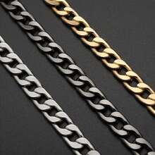 Wallet Chain, Anti-Lost Wallet Chains For Men, Long Jean Pocket Chain With Keyring For Jeans, Men's Keychain - Gold - View 5