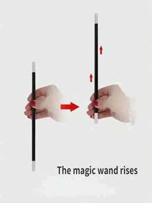 自动升起魔杖 - 视觉错觉创意互动玩具，节日、生日完美礼物 - 彩色 - 查看 6