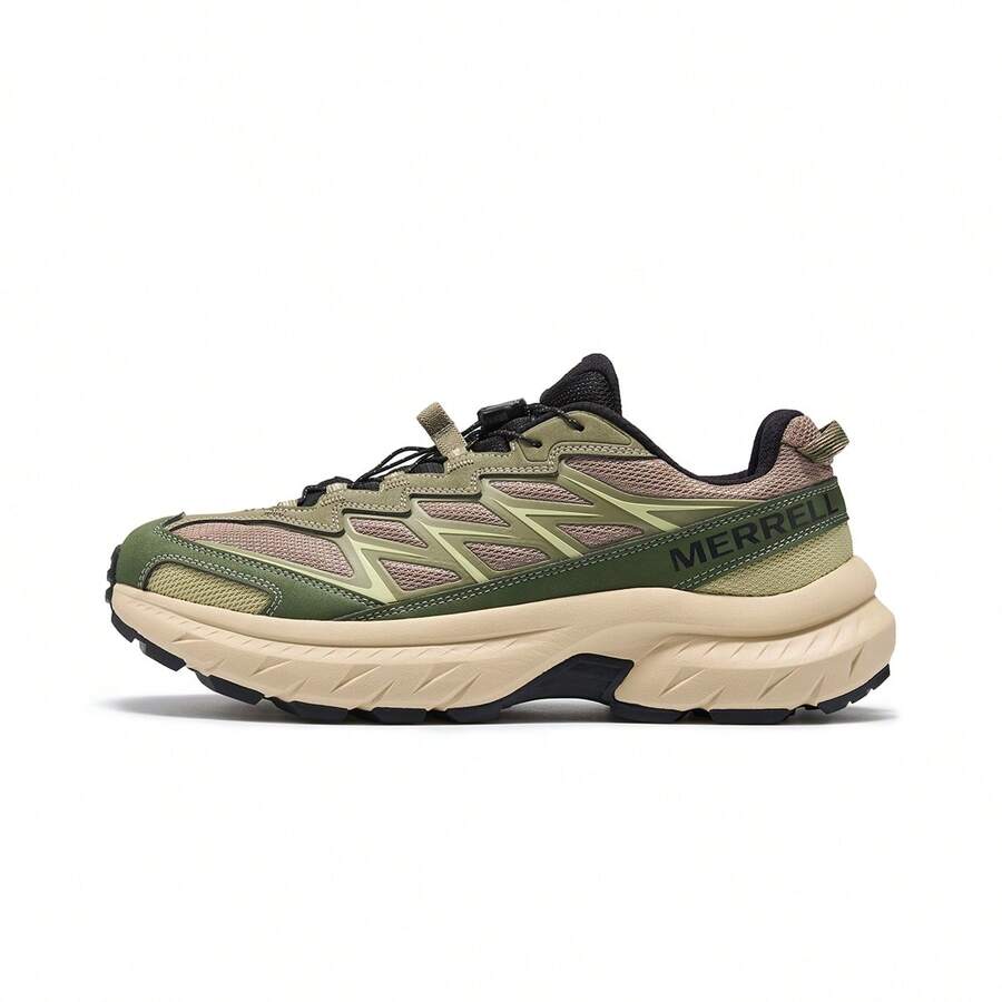 Giày leo núi cổ thấp thời trang, thoải mái, bền bỉ MERRELL FREE STRIDE LITE dành cho nam - màu xanh quân đội và xám - Xem 1