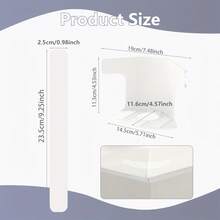 Sheet Fixing Clips, Strong Sheet Locks, Stable Non-Slip Sheet Corner Ties, Suitable For All Sizes Of Mattresses (4-Pack, White) - trắng - Xem 4