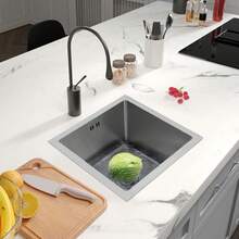 YUNRUX Kitchen Sinks - Silver - View 9