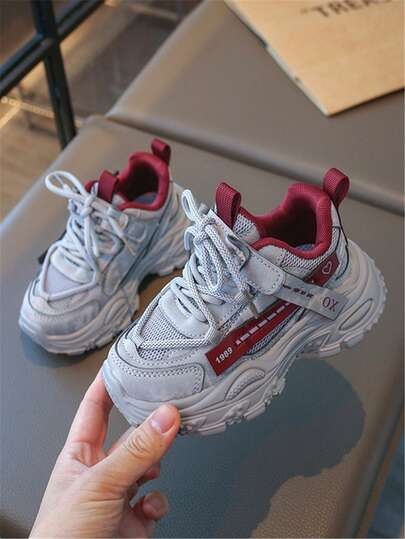 2025 Winter New Kids Fleece Sports Shoes, Boys & Girls Lightweight Non-Slip Casual Sneakers, Toddler/Little/Big Kid Outdoor Footwear