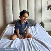 FIAN BAMI -Sábana Impermeable de Algodón - Protector de Colchón Repelente a Líquidos- Ideal para Todas Las Edades - Blanco - Ver 4