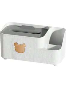 EstiloAUNMAS Caja De PañUelos De Rectangular, Organizador De Servilletas Con Caja De Control Remoto Soporte De PañUelos Faciales Para BañO Cocina Y Oficina RecáMaraVersióN Mejorada - 1 - Ver 1