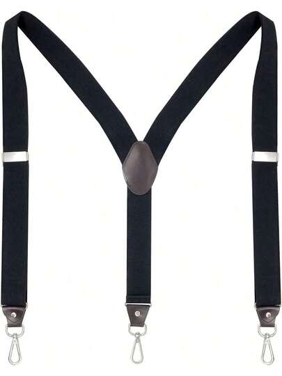 TendenciaTirantes para hombre con 3 ganchos giratorios y correas elásticas en Y, para grande y alto, tirantes para camisa hombreCalidad premium