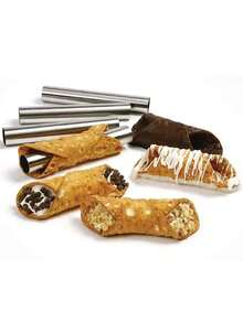 3/5/10pcs Large Stainless Steel Danish Croissant Mold, Suitable For Baking Pastries, New Year, Christmas Parties, Rama Kitchen Essentials, Baking Purposes, Family Gatherings, Afternoon Tea, Back To School Season, Etc. - Silver - View 3