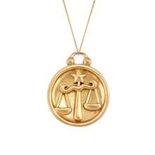 Trending Stainless Steel Embossed Zodiac Necklace, 12 Constellations 14K Pendant Necklace, Unique Jewelry For Men And Women - Zodiac Necklace - View 11