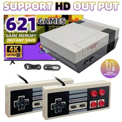 Mini Retro Handheld Game Console - USB Powered Plug And Play System, Brings Classic Entertainment Experience - Evokes Fond Family Memories - Easy Setup, Ideal Gift For Gatherings, Birthdays And Holidays