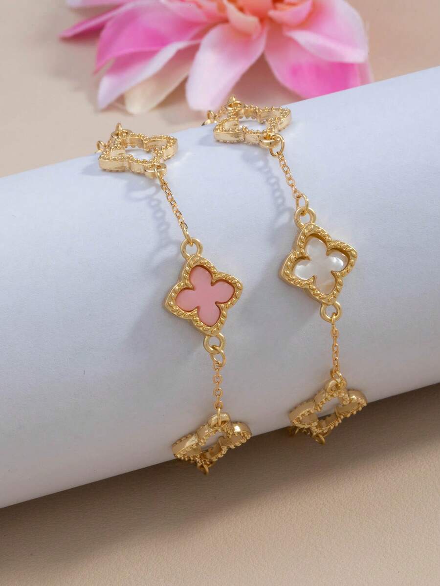 2pcs/Set Exquisite Blue Butterfly Bracelets, Unique High-End Design Showcasing Refined Charm - Multicolor - View 1