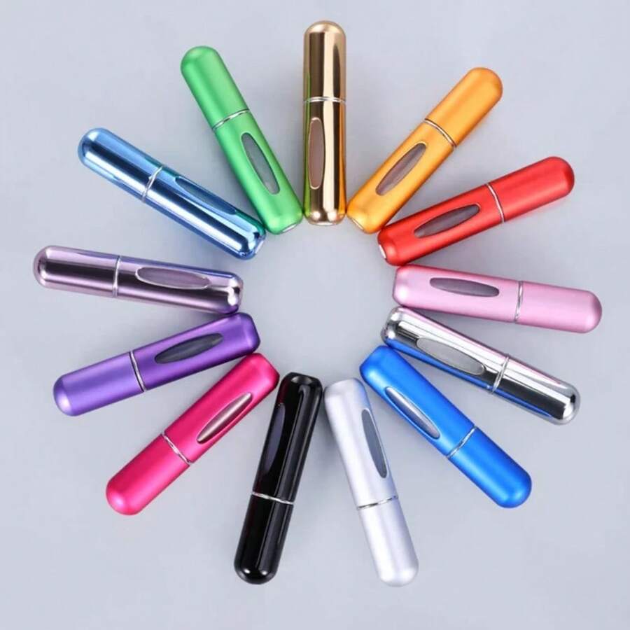 5ml Portable Refillable Perfume Bottle With Spray Scent Pump Empty Cosmetic Container Mini Atomizer Bottle Travel - 混合顏色 - 查看 1