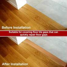 1条2米/78.74英寸地板过渡条，PVC封边条，通用地板过渡门槛条 - 彩色 - 查看 6