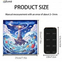 神秘未知的土地：探索神秘领域、奇幻世界、迷人而丰富的动物王国、放松舒适的空间、释放你的想象力的涂色书，生日礼物、文具、美术用品、母亲节、复活节装饰 - 杏色 - 查看 9