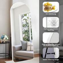 Floor & Full Length Mirrors - White - View 4