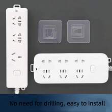 5/10 对多功能墙钩 - 透明，双面粘扣，无缝钩，防水透明收纳固定钩，墙壁插座支架，自粘钩，实用钩，家居装饰 - 坚固的 A+B 扣组合，无需钻孔，易于安装，适用于家庭、浴室、厨房、办公室等。