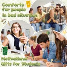 1支装垃圾桶火焰造型趣味笔 - 送给同事、团队成员和办公室员工的感谢礼物，理想的圣诞礼物 - 多色 - 查看 3