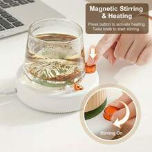 1 pieza Almohadilla de calentamiento y agitación magnética automática, Estera de agitación a temperatura constante para el hogar - Multicolor - Ver 7