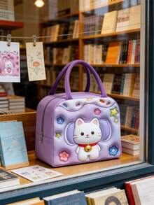 卡通午餐盒包，手提午餐包，保温午餐盒，小学生午餐包，上班族午餐包