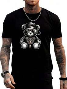 Camiseta Retro Nerd de para Hombre LIZW - Blanco - Ver 1
