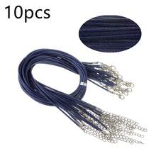 10条/包 韩国蜡绳项链，45厘米，带龙虾扣，简约百搭彩色蜡线项链/手链配件，DIY首饰制作材料