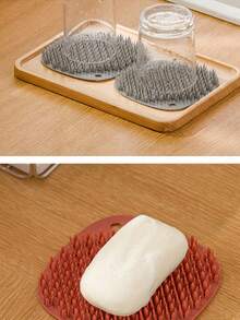 1 cọ rửa rau củ quả đa năng, cọ rau củ mềm dẻo, cọ dưa chuột - Lý tưởng để làm sạch và chuẩn bị thực phẩm hiệu quả, dụng cụ nhà bếp, chất liệu nhựa, dụng cụ vệ sinh nhà bếp, bề mặt có vân, làm sạch đa năng, thích hợp cho trái cây, rau củ, nồi, chảo - Tuyệt vời cho gia đình và sử dụng thương mại, tay cầm tiện dụng, rửa trái cây, thiết kế nhỏ gọn - Nhiều màu - Xem 4