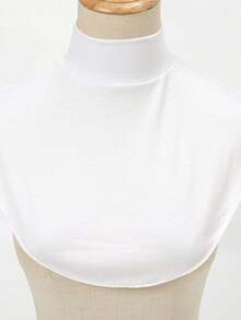 2条装女士保暖抓绒立领围巾，防风舒适，四季皆宜，是搭配连衣裙的理想之选。 - 純色 - 查看 27