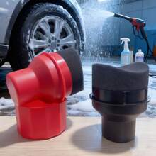 1pc Car Tire Waxing Sponge Brush, Handheld Curved Sponge Scrubber With Cover, High Density Waxing Sponge, Premium Tire Wax Applicator Sponge - Durable, Excellent Car Care And Maintenance Tool