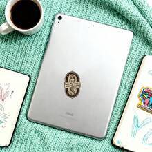 1张3英寸防水户外PVC可移除贴纸，复古药剂师美人鱼眼泪美学标签贴花，维多利亚风格药瓶装饰，适用于剪贴簿、日记本、笔记本电脑、水瓶，奇幻魔法礼物，田园风 - 彩色 - 查看 4