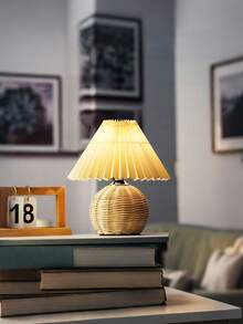 1pc USB Powered Golden Curved Arm Desk Lamp, Retro Style Bedside Lamp, Suitable For Bedroom, Hostel, Dining Room, Camping, Warm Light Atmosphere Lamp - Multicolor - View 11